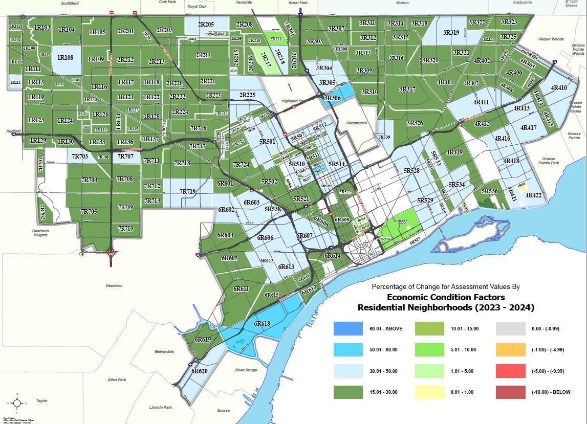 Homeowners Wealth map