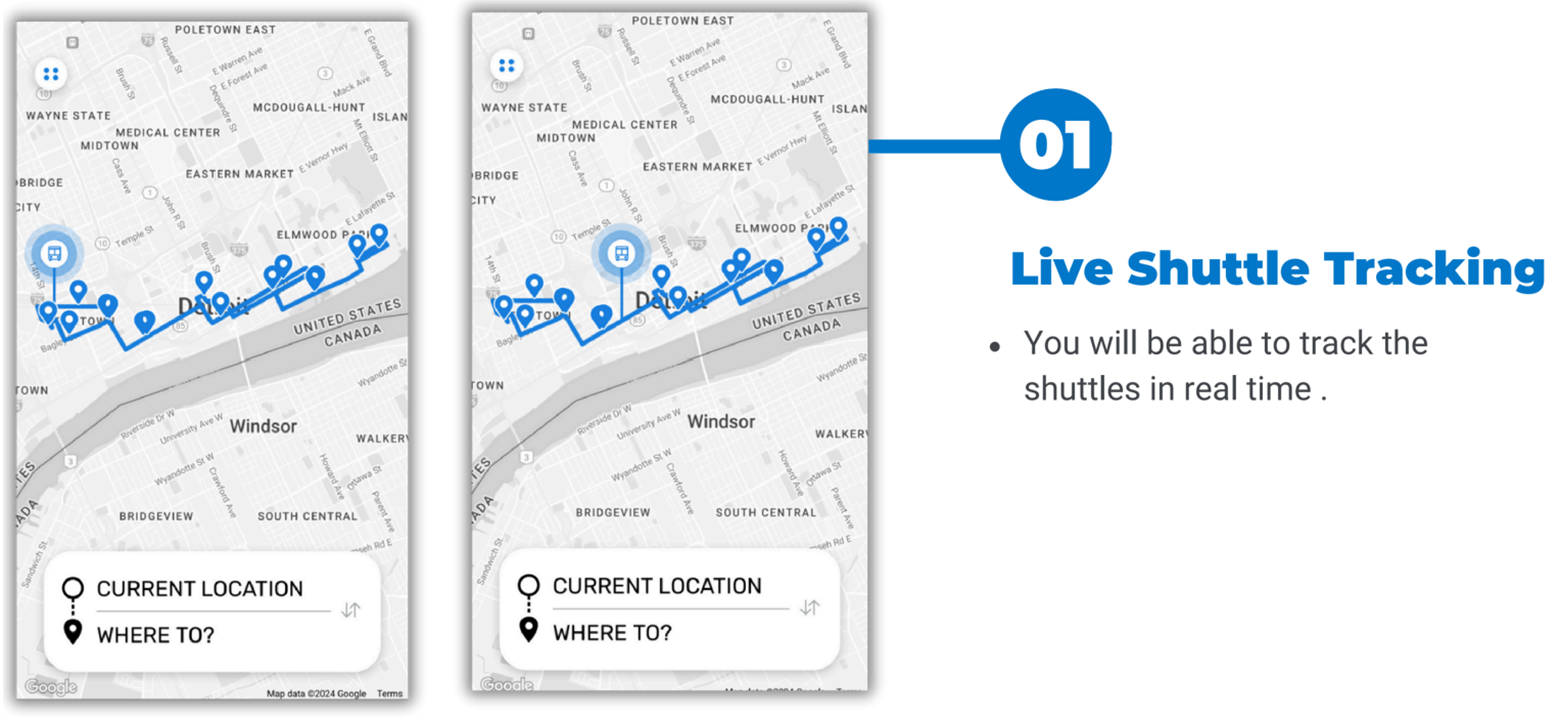 Live Shuttle Tracking