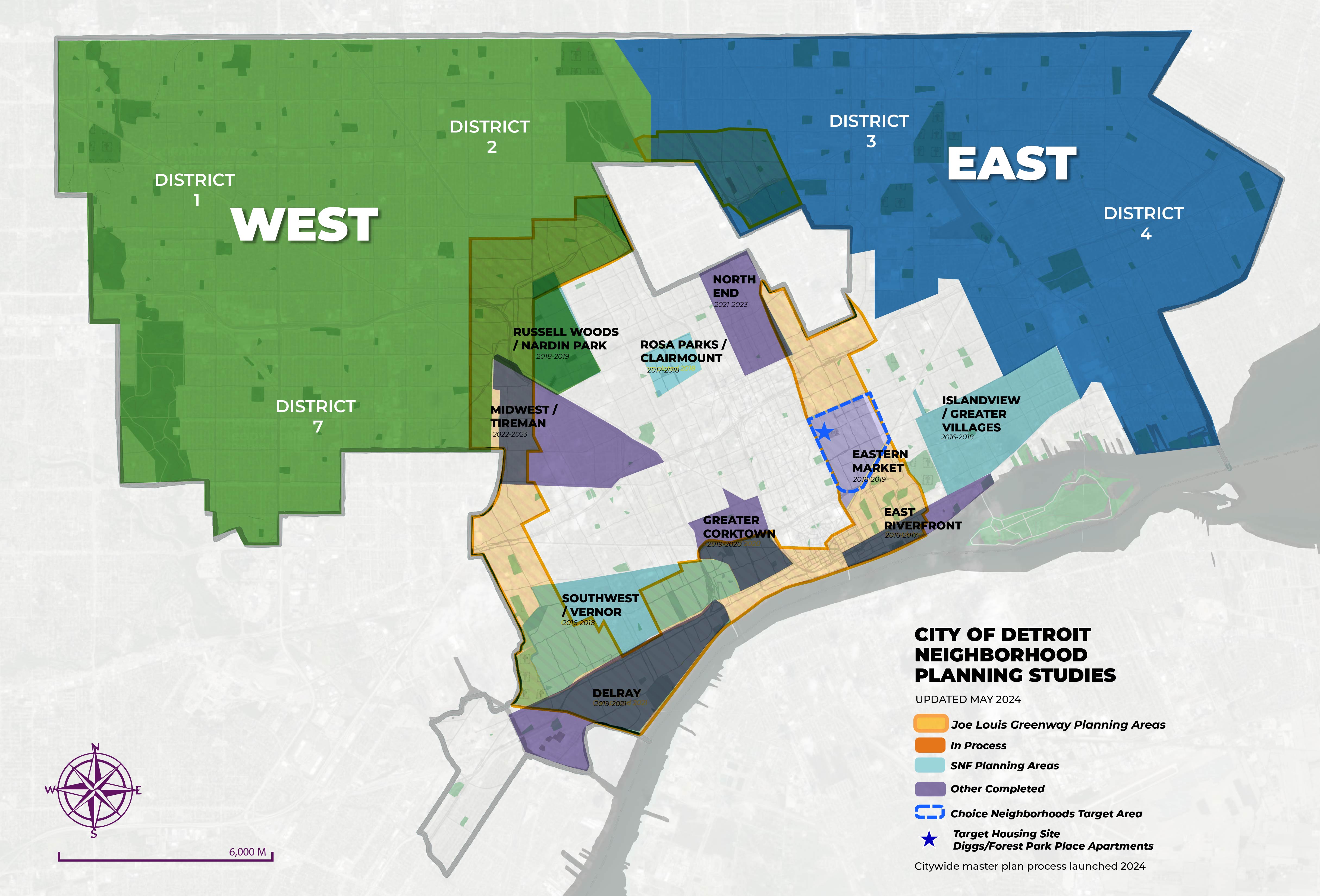 Central Design Region Map