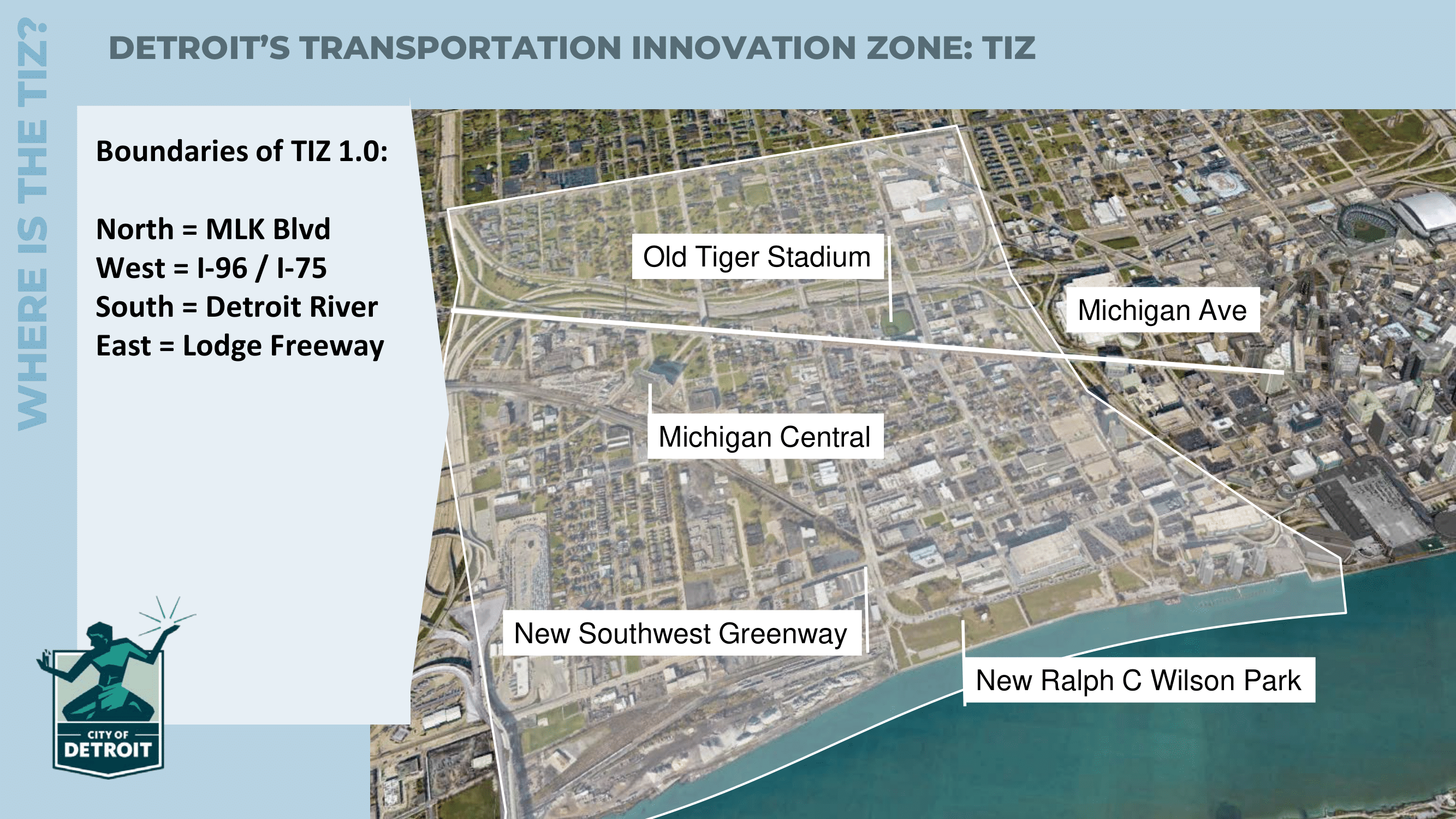 TIZ boundaries map