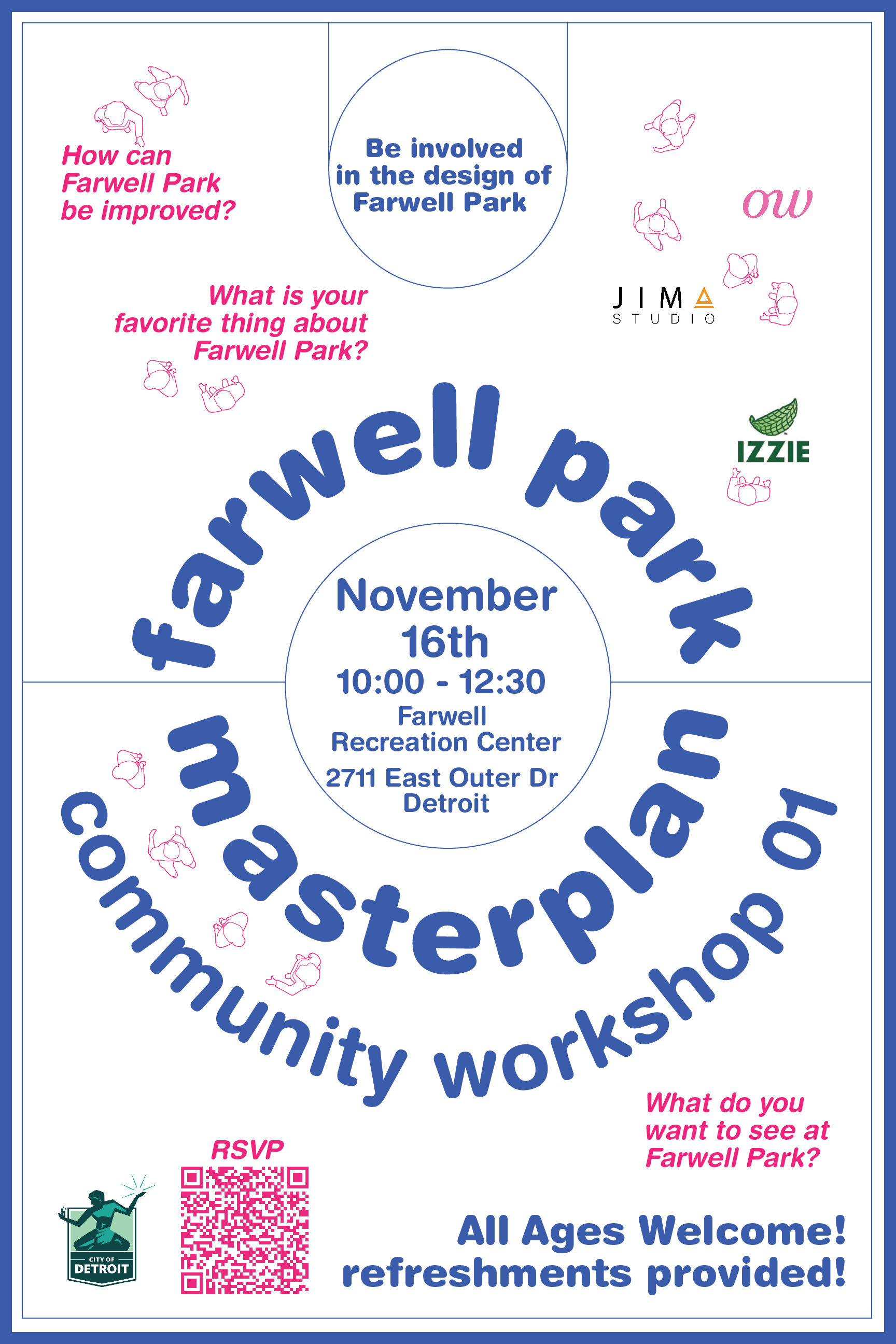 Farwell Park Master Plan meeting - November 16th 10am to 12:30pm