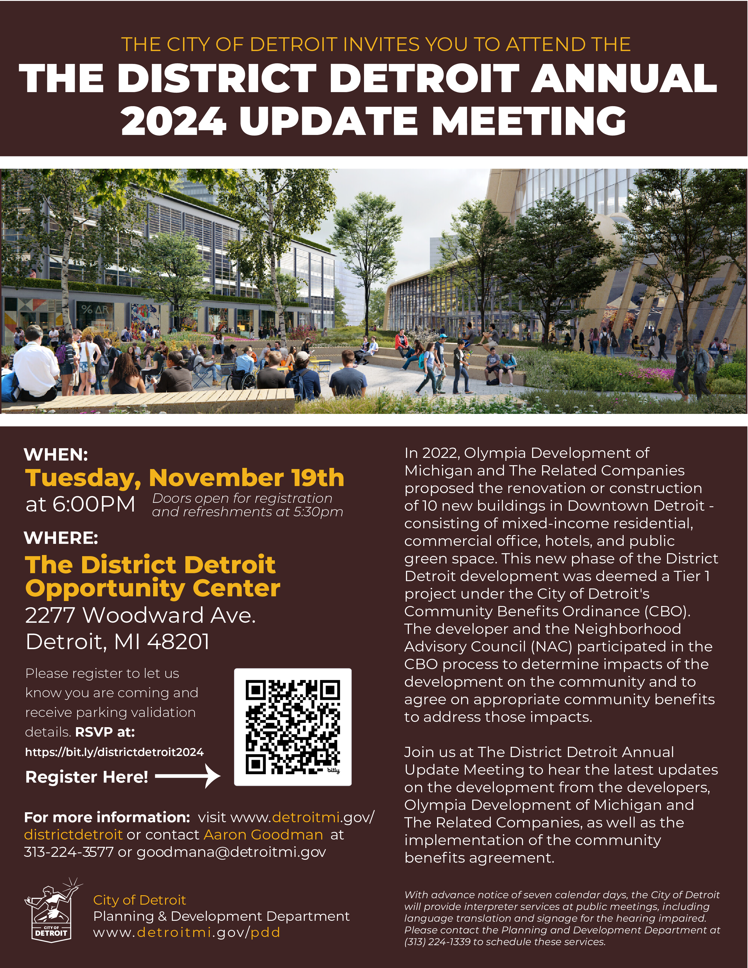 district detroit meeting November 19th, 2024 at 6pm