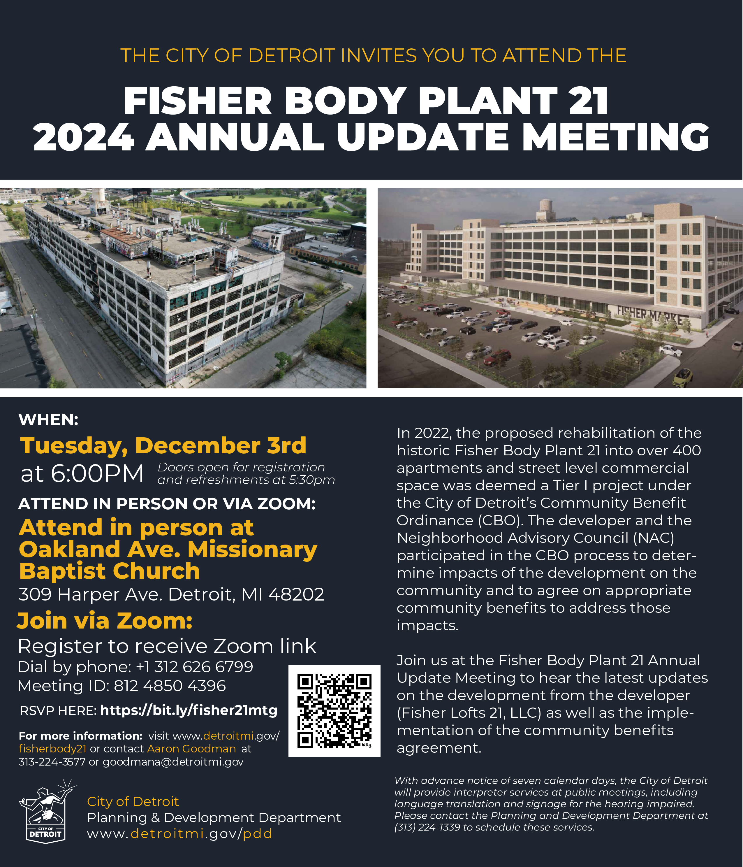 Fisher Body 21 Meeting 2024