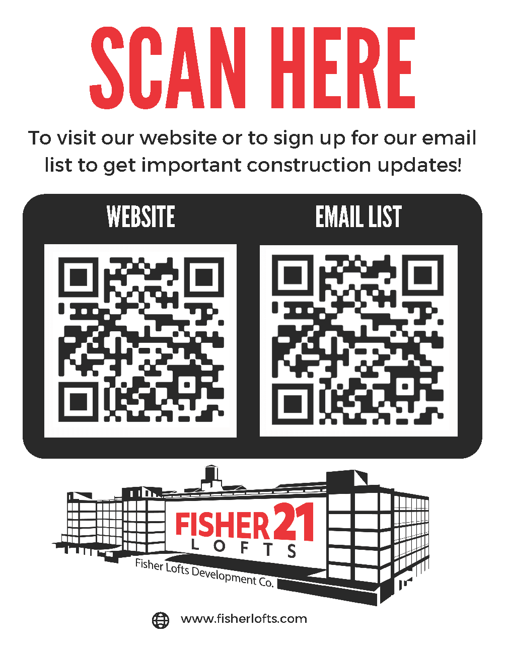 Fisher Body QR Codes